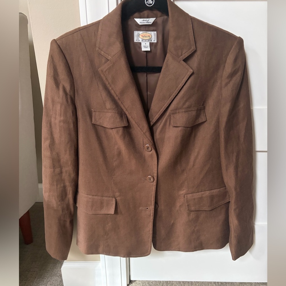 Talbots Classic Brown Blazer